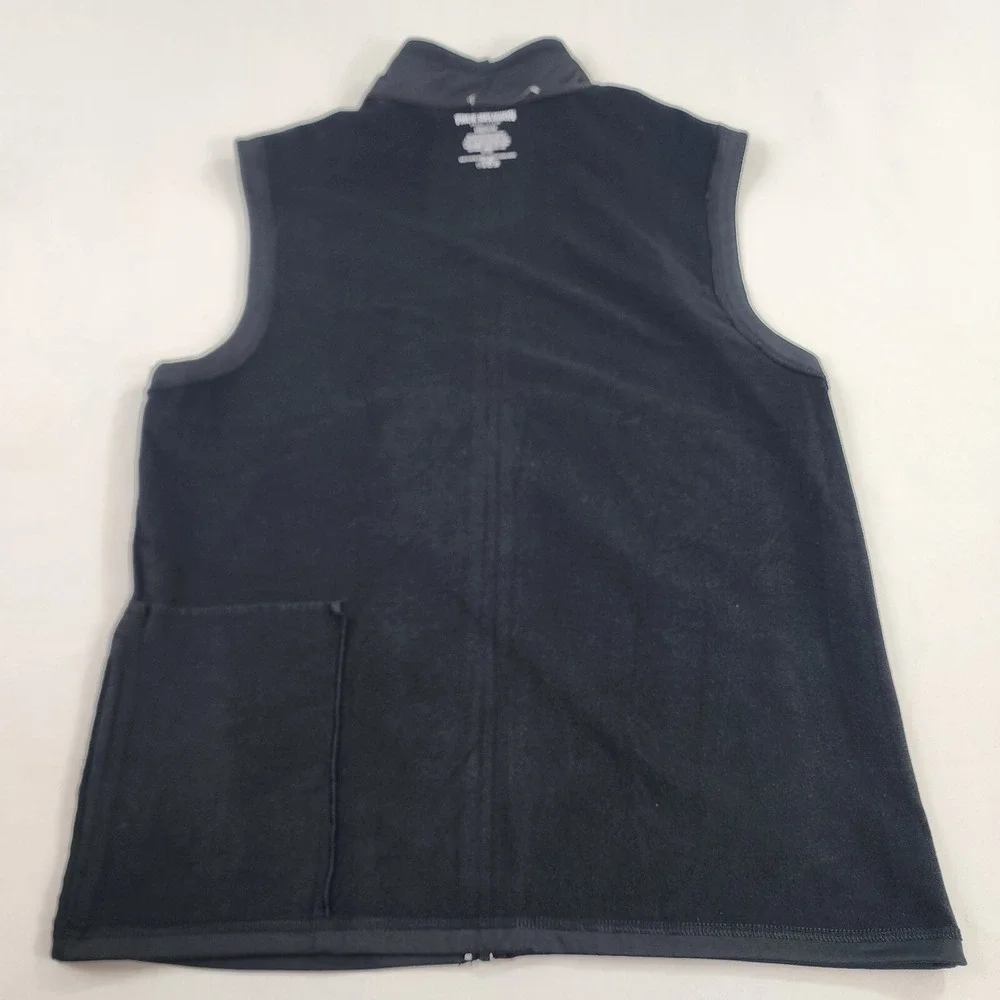 True Religion Mens Vest Sweatshirt Full Zip Black Stretch Performance Size M